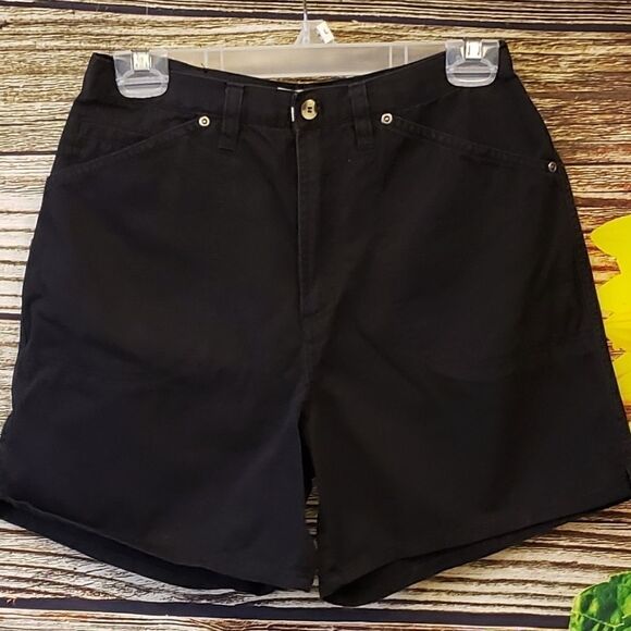 David N black jean shorts size 8 Pre-owned - Picture 1 of 6